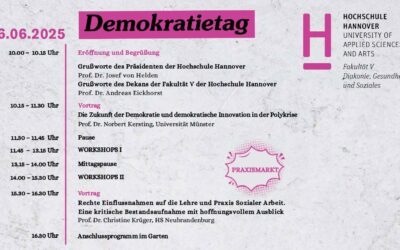 Montag 16.6.2025 – Demokratietag und -abend an der Fakultät V Hochschule Hannover