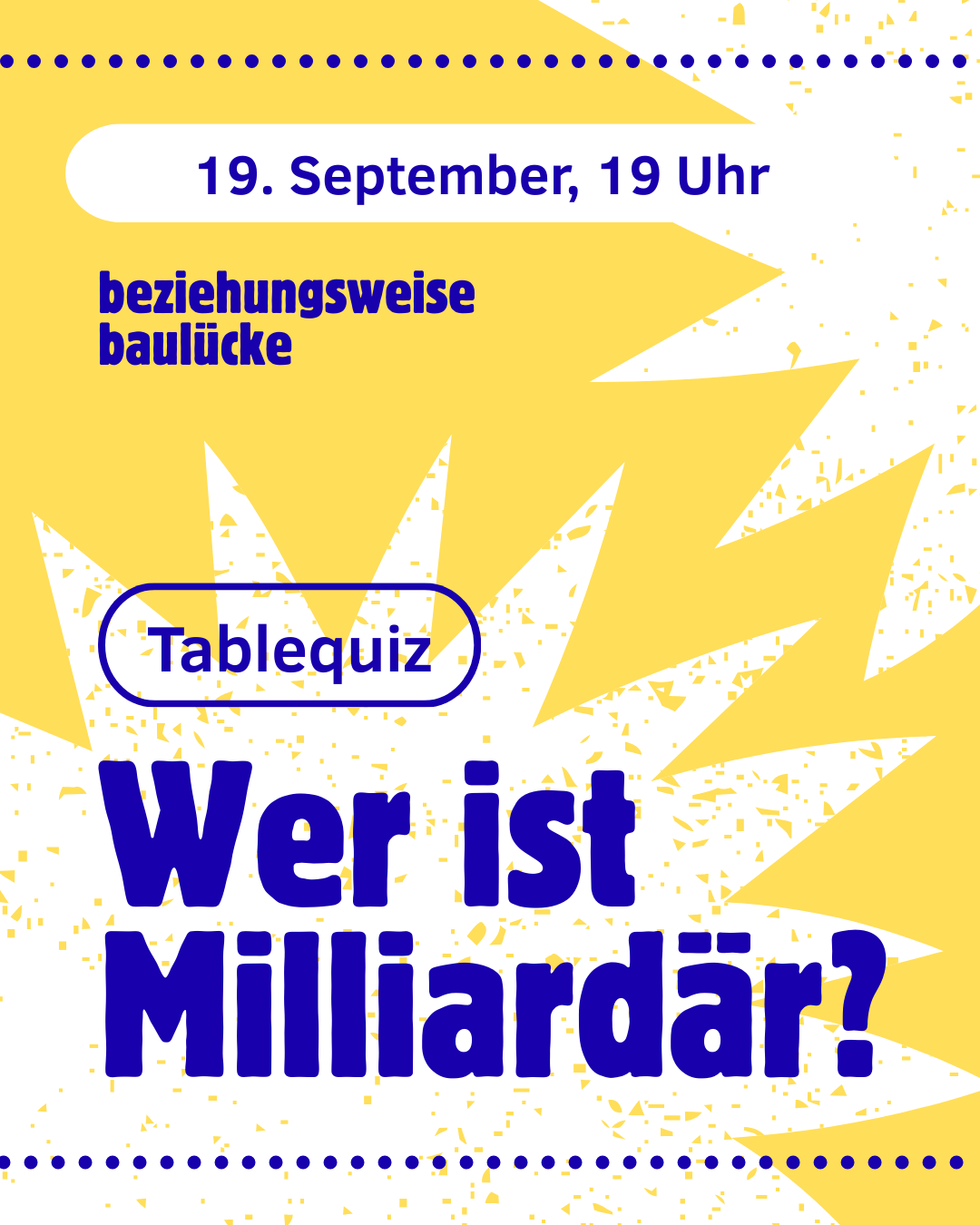 Freitag, 19.9.2025 – Table-Quiz